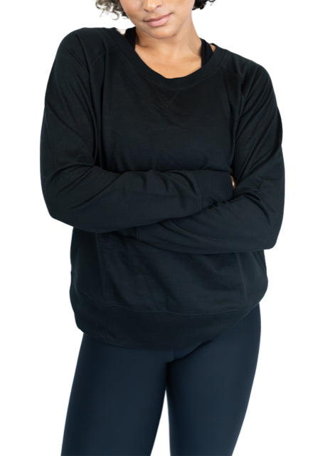 ON SALE LONG SLEEVE SOFT RIBBED TOP