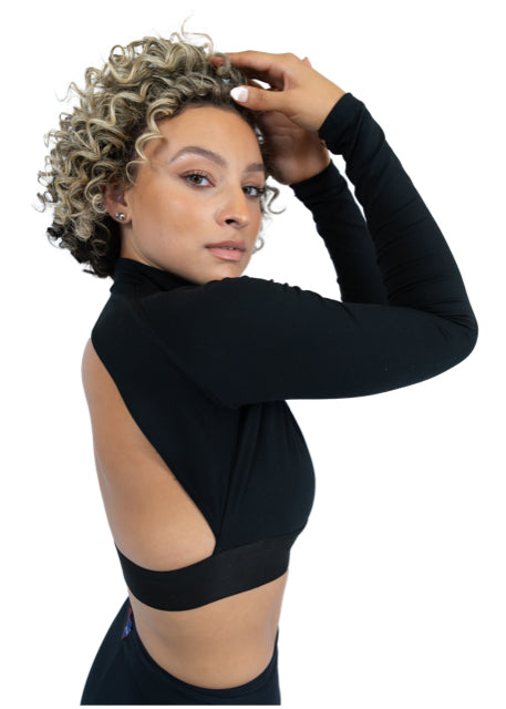 LONG SLEEVE CROP TOP