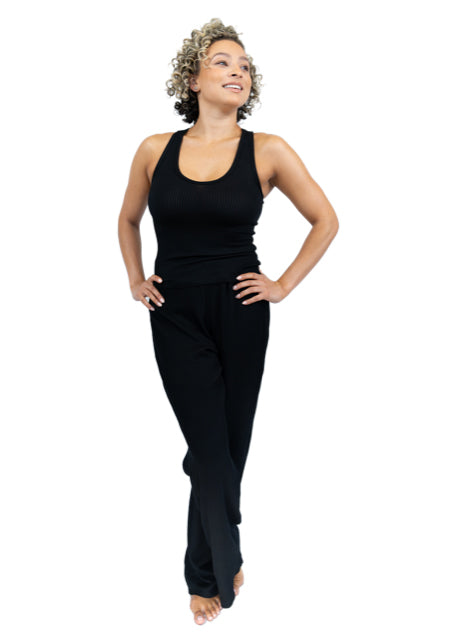 RIB KNIT LOUNGE PANTS