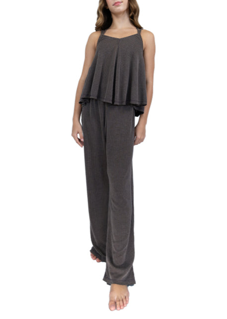 RIB KNIT LOUNGE PANTS