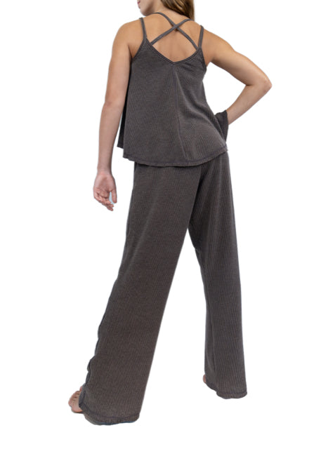 RIB KNIT LOUNGE PANTS