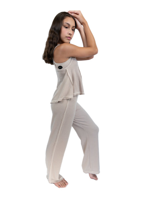 RIB KNIT LOUNGE PANTS