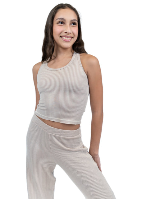 RIB KNIT TANK TOP