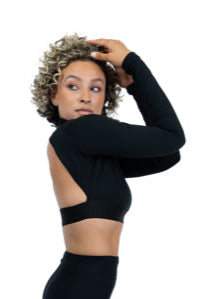 LONG SLEEVE CROP TOP